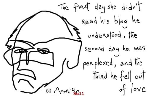Cartoon 4 - the first day he didnt