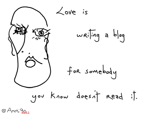 Love is writing a blog
